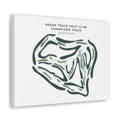 Keene Trace Golf Club Champions Trace, Kentucky - Printed Golf Courses