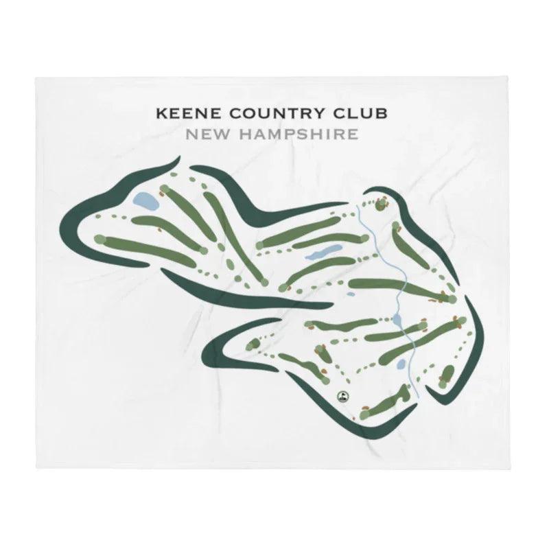 Keene Country Club, New Hampshire - Printed Golf Courses