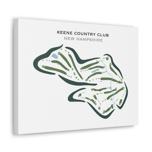 Keene Country Club, New Hampshire - Printed Golf Courses