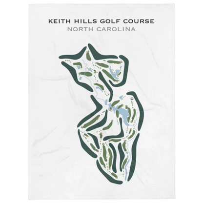 Keith Hills Golf Course, North Carolina - Printed Golf Courses