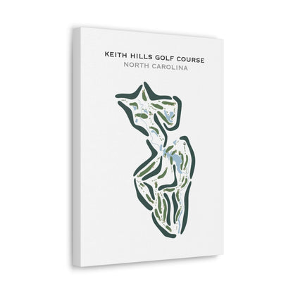 Keith Hills Golf Course, North Carolina - Printed Golf Courses