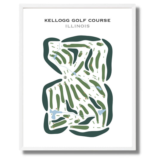 Kellogg Golf Course, Illinois - Printed Golf Courses