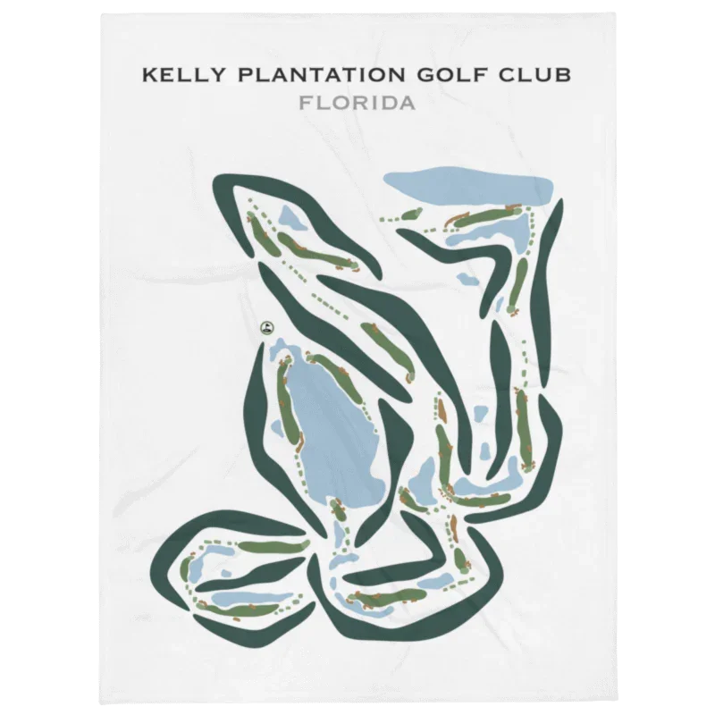 Kelly Plantation Golf Club, Florida - Printed Golf Courses