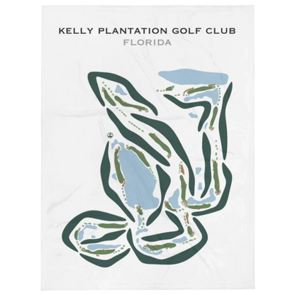 Kelly Plantation Golf Club, Florida - Printed Golf Courses
