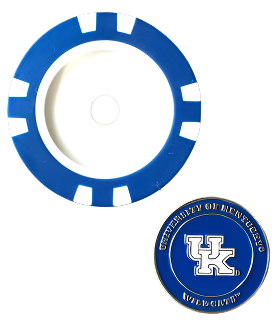 Officially Licensed Kentucky Wildcats Poker Chip Ball Marker