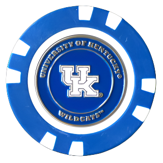 Officially Licensed Kentucky Wildcats Poker Chip Ball Marker