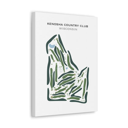 Kenosha Country Club, Wisconsin - Printed Golf Course