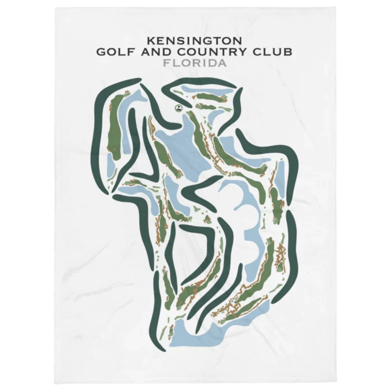 Kensington Golf and Country Club, Florida - Printed Golf Courses