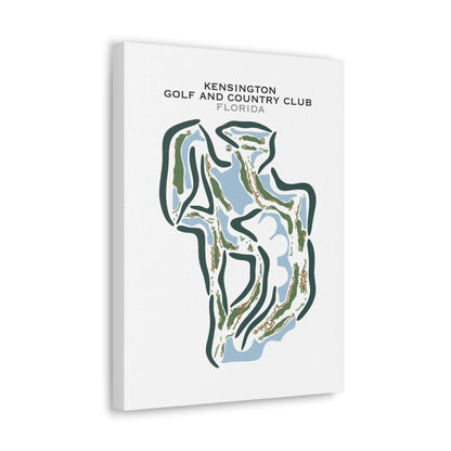 Kensington Golf and Country Club, Florida - Printed Golf Courses