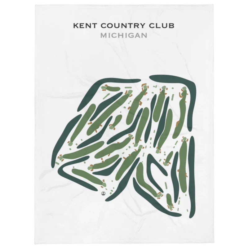 Kent Country Club, Michigan - Printed Golf Course