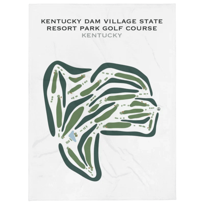 Kentucky Dam Village State Resort Park Golf Course, Kentucky - Printed Golf Courses