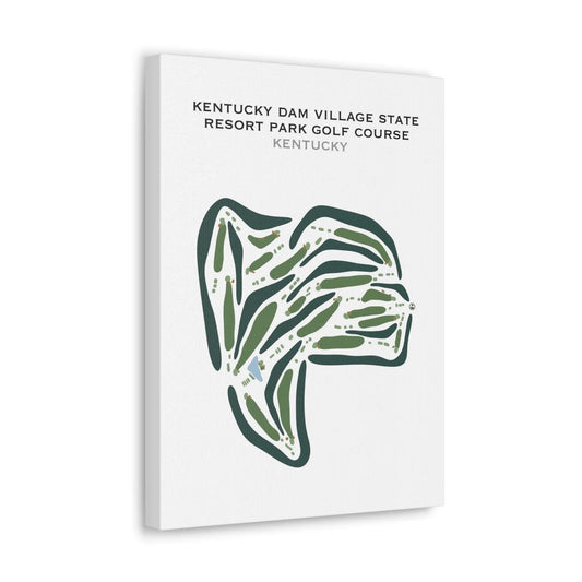 Kentucky Dam Village State Resort Park Golf Course, Kentucky - Printed Golf Courses