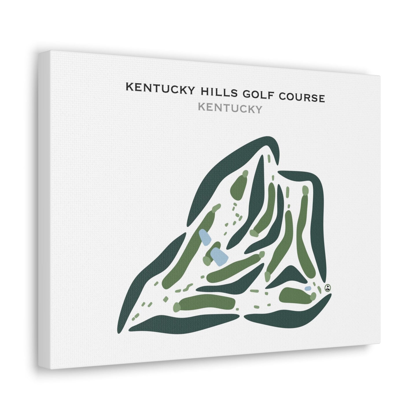 Kentucky Hills Golf Course, Kentucky - Printed Golf Courses