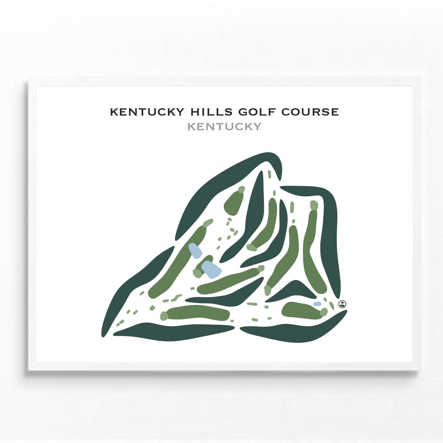 Kentucky Hills Golf Course, Kentucky - Printed Golf Courses