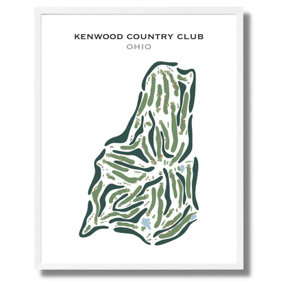 Kenwood Country Club, Ohio - Printed Golf Course