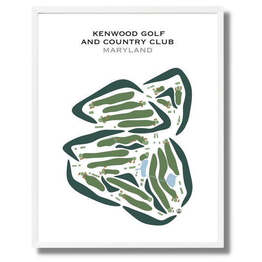 Kenwood Golf & Country Club, Maryland - Printed Golf Courses