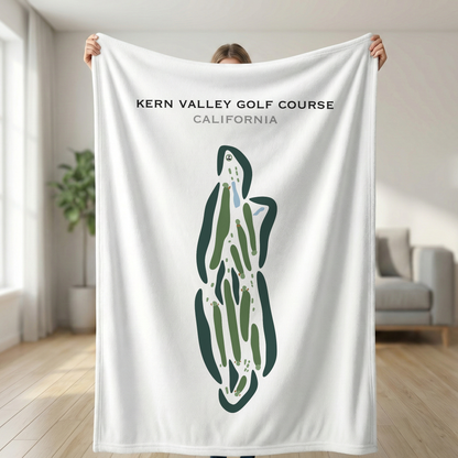 Kern Valley Golf Course, California - Printed Golf Courses