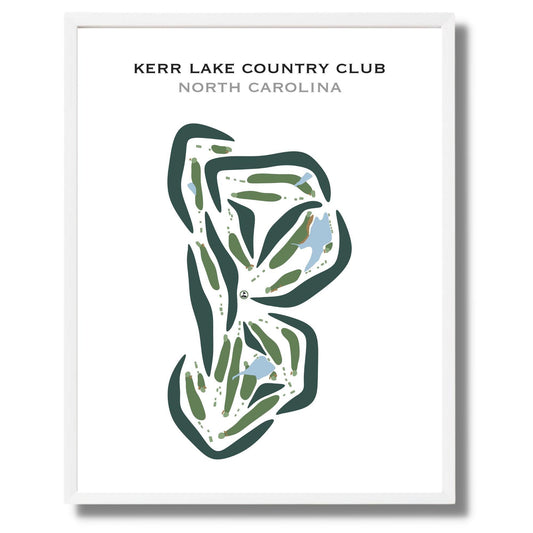 Kerr Lake Country Club, North Carolina - Printed Golf Courses