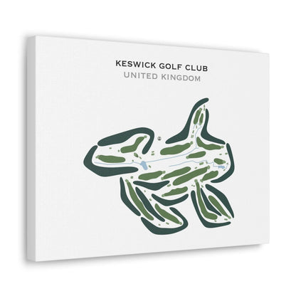 Keswick Golf Club, United Kingdom - Printed Golf Courses