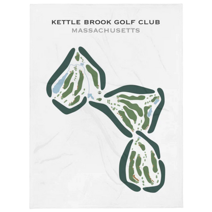 Kettle Brook Golf Club, Massachusetts - Printed Golf Courses