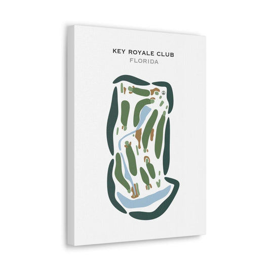Key Royale Club, Florida - Printed Golf Courses