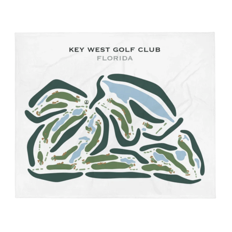 Key West Golf Club, Florida - Printed Golf Courses