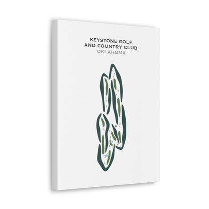 Keystone Golf & Country Club, Oklahoma - Printed Golf Courses