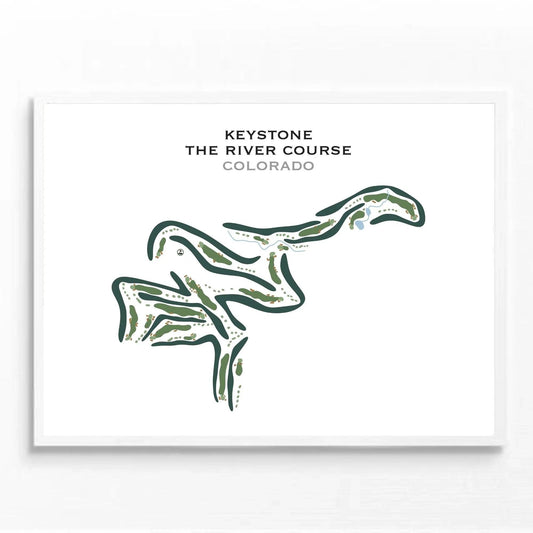 Keystone, The River Course, Colorado - Printed Golf Courses