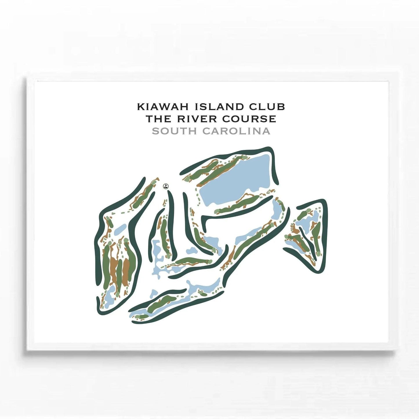 Kiawah Island Club, The River Course, South Carolina - Printed Golf Courses