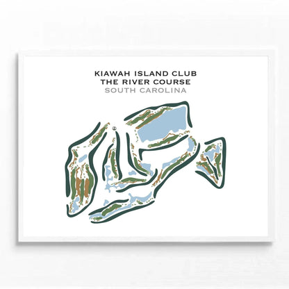 Kiawah Island Club, The River Course, South Carolina - Printed Golf Courses