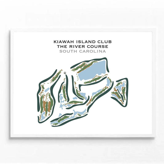 Kiawah Island Club, The River Course, South Carolina - Printed Golf Courses