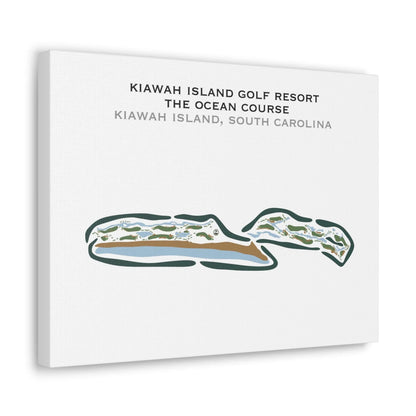 The Ocean Course at Kiawah Island, South Carolina - Printed Golf Courses