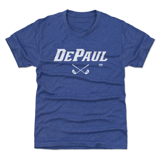 DePaul Blue Demons Golf Minimalist WHT