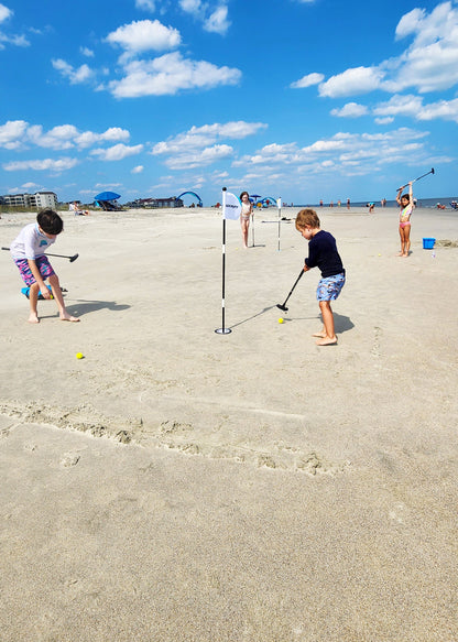 Beach Putt - Beach Golf Game - with (2) Adjustable Beach Putt Putters - ON SALE