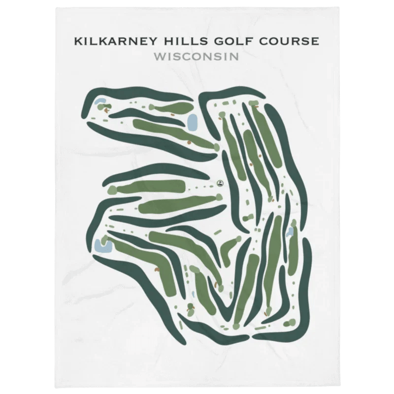 Kilkarney Hills Golf Course, Wisconsin - Printed Golf Courses