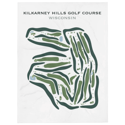 Kilkarney Hills Golf Course, Wisconsin - Printed Golf Courses