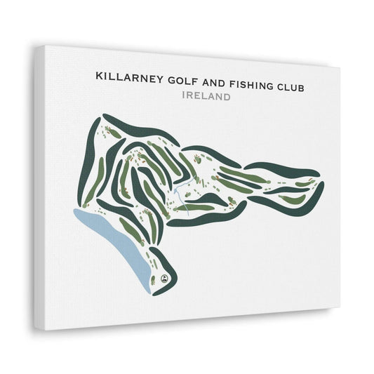 Killarney Golf & Fishing Club, Ireland - Printed Golf Courses