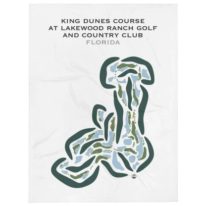 King Dunes Course at Lakewood Ranch Golf & Country Club, Florida - Printed Golf Courses
