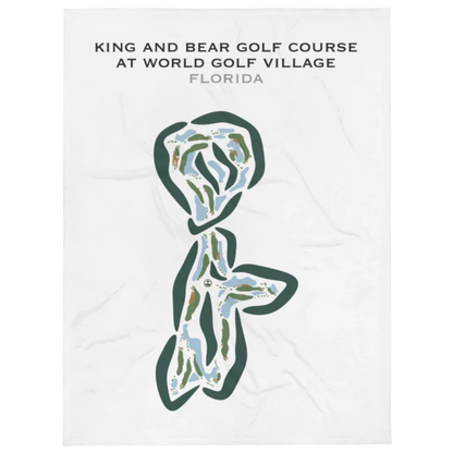King and Bear Golf Course at World Golf Village, Augustine, Florida - Printed Golf Courses