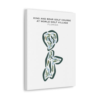 King and Bear Golf Course at World Golf Village, Augustine, Florida - Printed Golf Courses