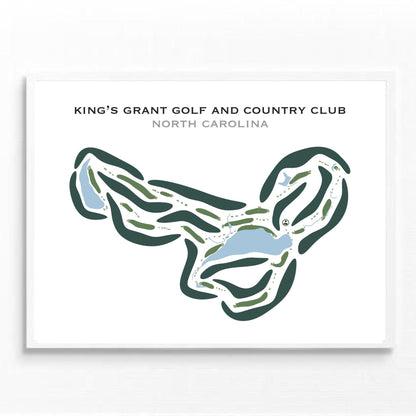 King's Grant Golf & Country Club, North Carolina - Printed Golf Courses