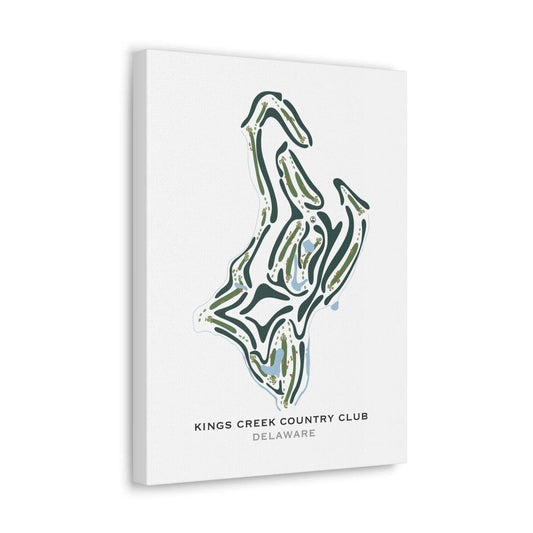 Kings Creek Country Club, Delaware - Printed Golf Courses