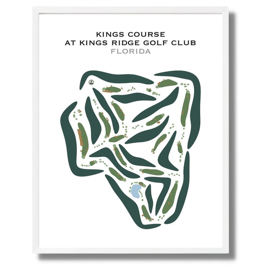 Kings Course at Kings Ridge Golf Club, Florida - Printed Golf Courses