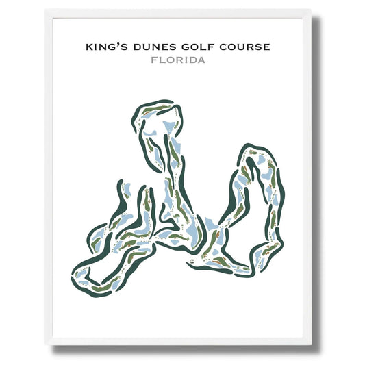 King's Dunes Golf Course, Florida - Printed Golf Courses