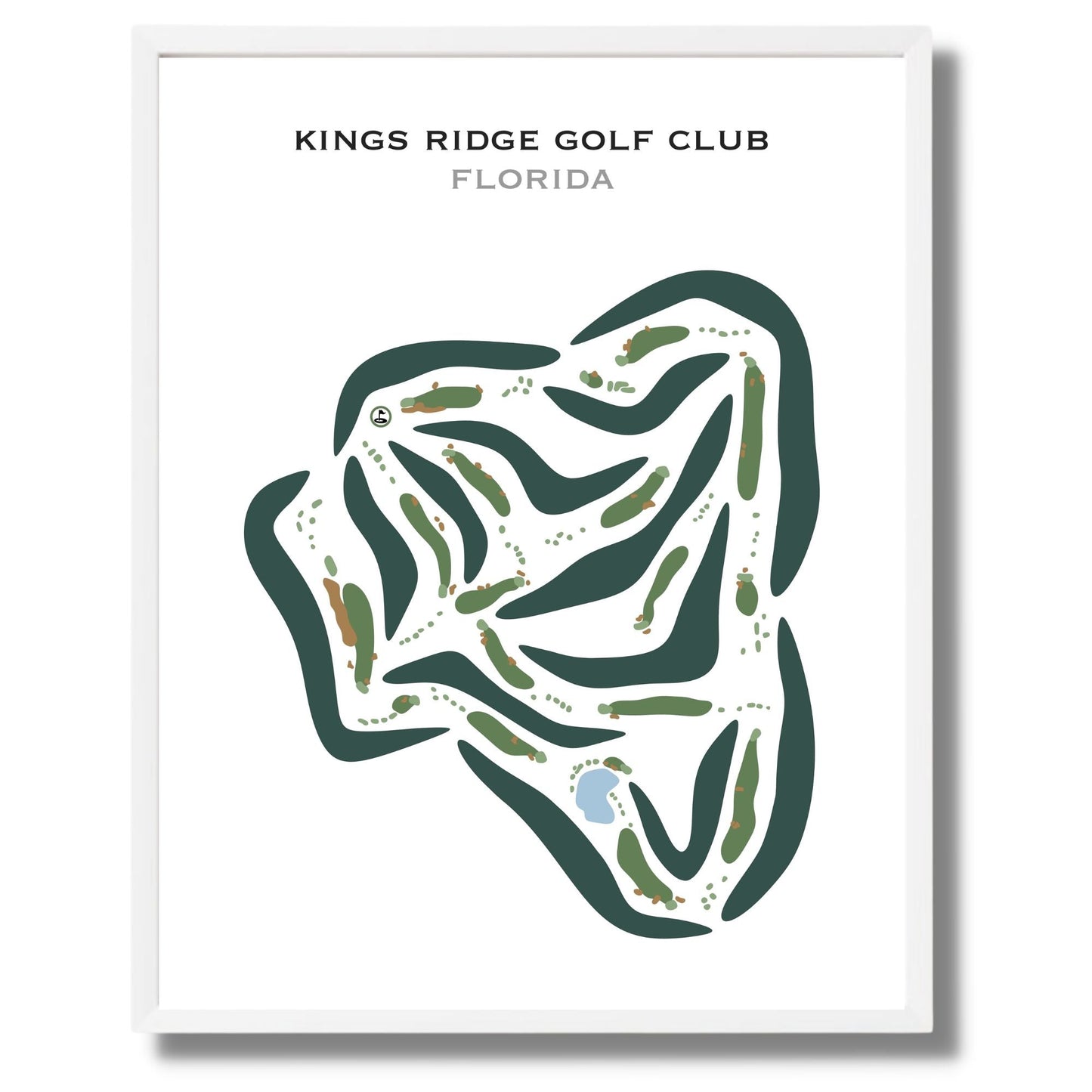 Kings Ridge Golf Club, Florida - Printed Golf Courses