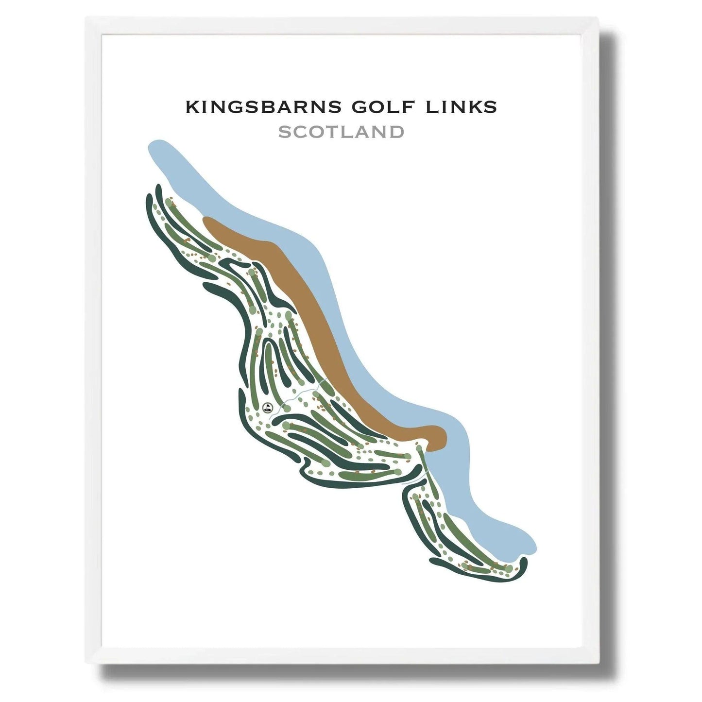 Kingsbarns Golf Links, Scotland - Printed Golf Courses