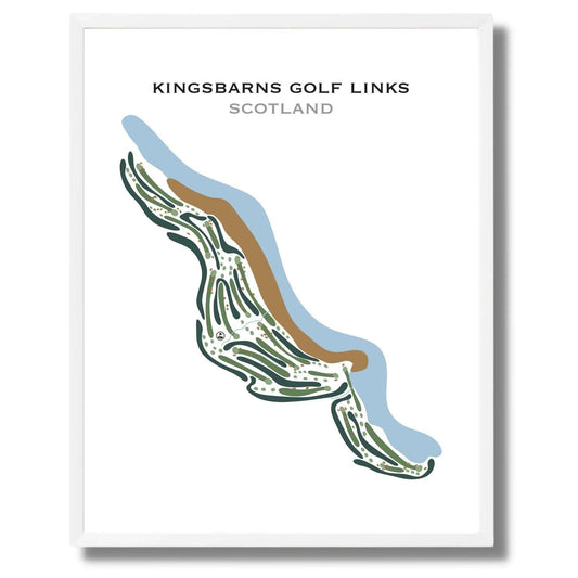 Kingsbarns Golf Links, Scotland - Printed Golf Courses