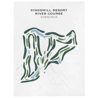 Kingsmill Resort, River Course , Virginia - Printed Golf Course
