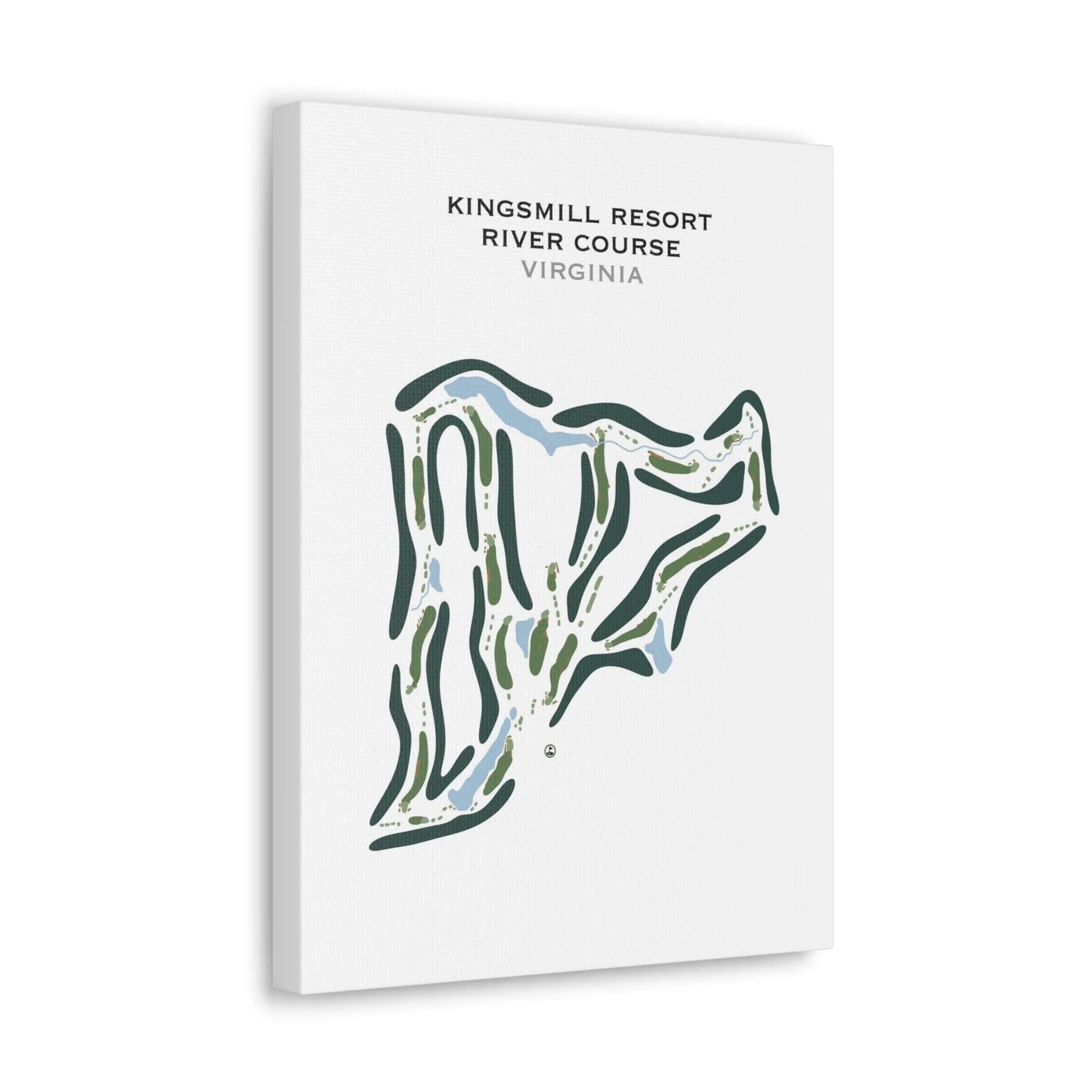 Kingsmill Resort, River Course , Virginia - Printed Golf Course