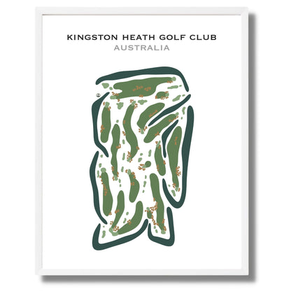 Kingston Heath Golf Club, Australia - Printed Golf Courses